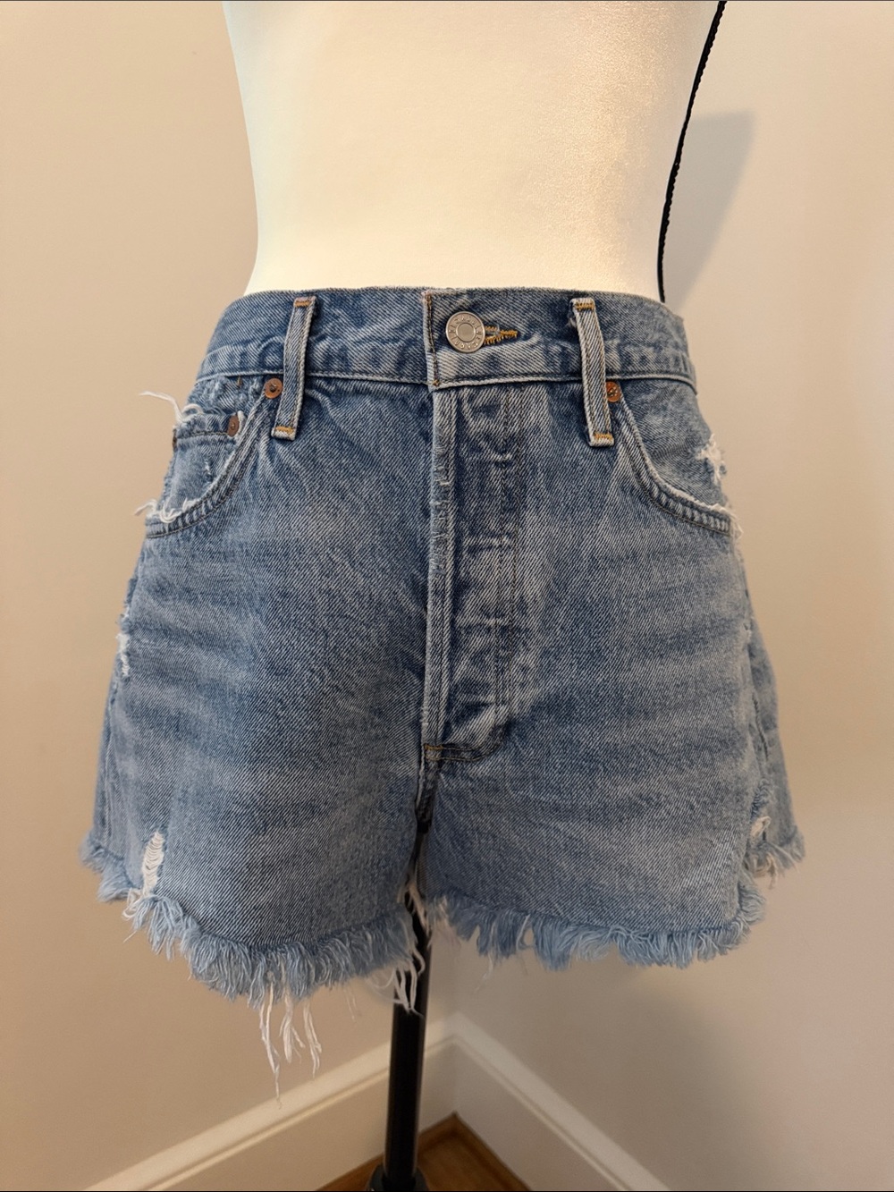 AGOLDE Denim Shorts - Picture 1 of 6
